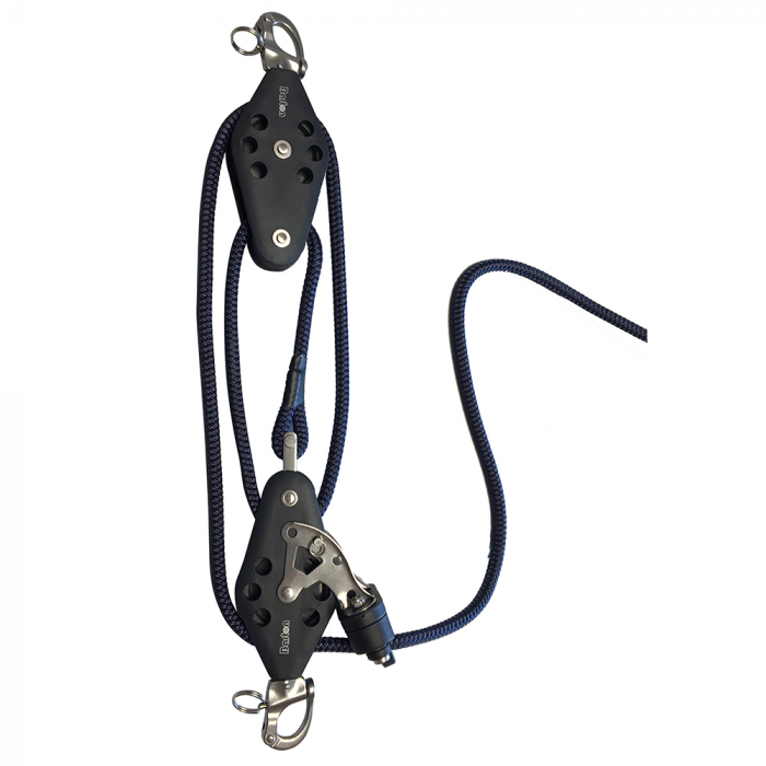 Barton Marine Size 3 4:1 Vang System - Snap Shackle Head - 24' Line