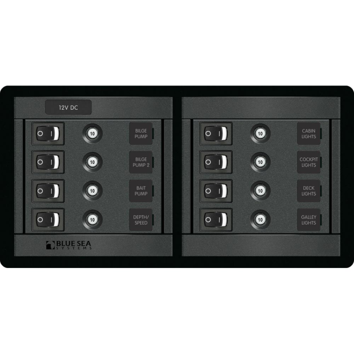 Blue Sea Systems Blue Sea 1456 8 Position Switch CLB Horizontal - $308.04 at Everest