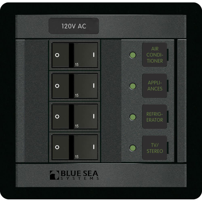 Blue Sea Systems Blue Sea 1210 120V AC 4 Position - $312.96 at Everest