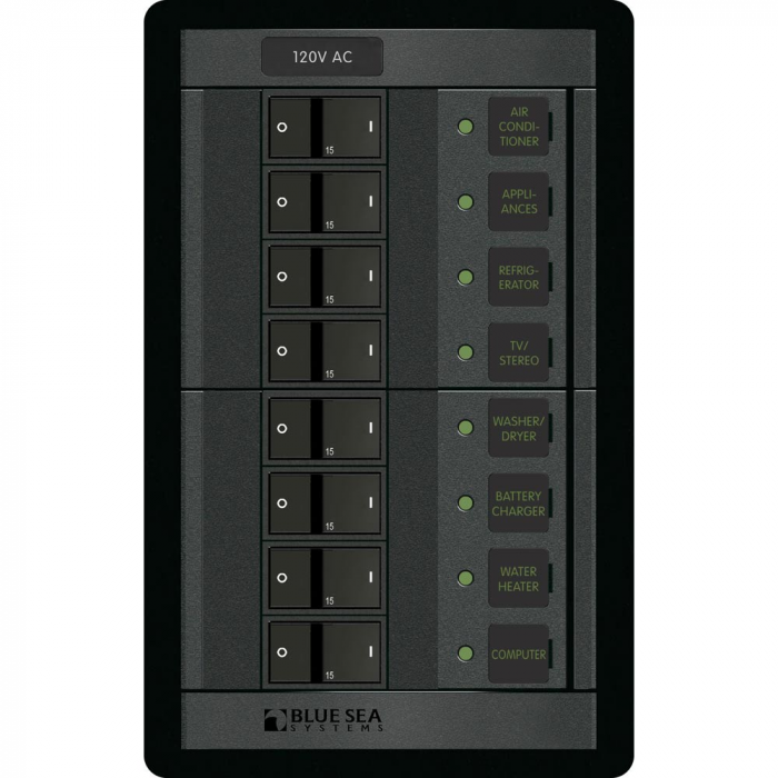 Blue Sea Systems Blue Sea 1228 120V AC 8 Position - $546.12 at Everest