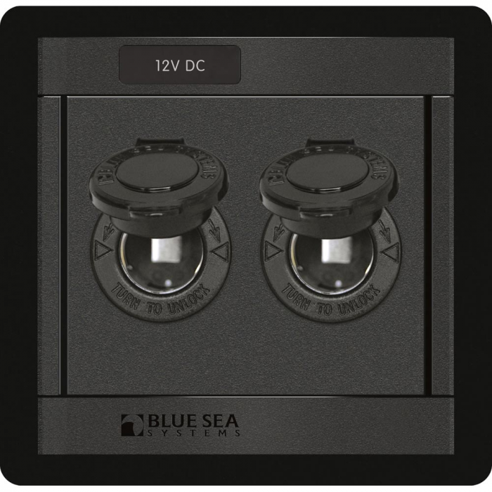 Blue Sea Systems Blue Sea 1472 DC 12V Socket Panel - $66.97 at Everest