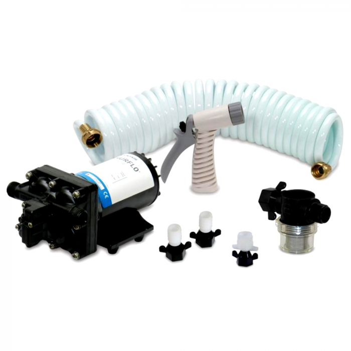 Shurflo By Pentair Shurflo by Pentair BLASTER(TM)II Washdown Kit - 12VDC, 3.5GPM w/25' Hose, Nozzle, Strainer & Fittings - $366.75 at Everest