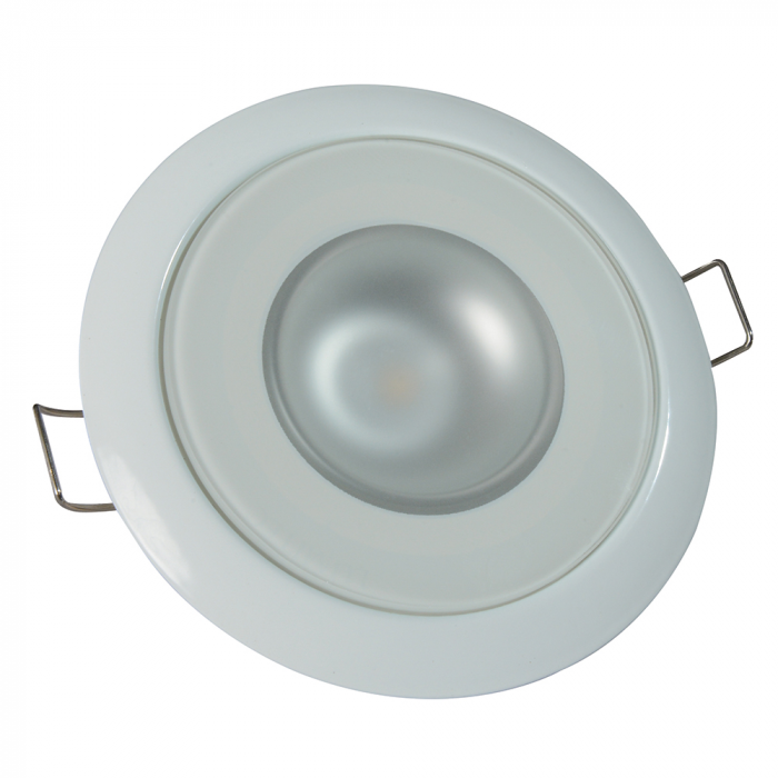 Lumitec Lumitec Mirage Flush Mount Down Light Spectrum RGBW - White Housing - $135.99 at Everest