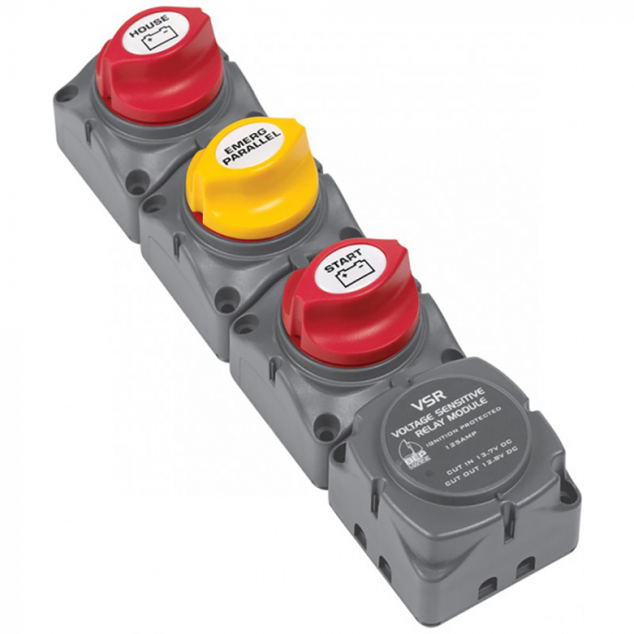 Bep Marine BEP Vertical Battery Switch Cluster w/DVSR - 1 Engine/2 Batteries - $286.08 at Everest