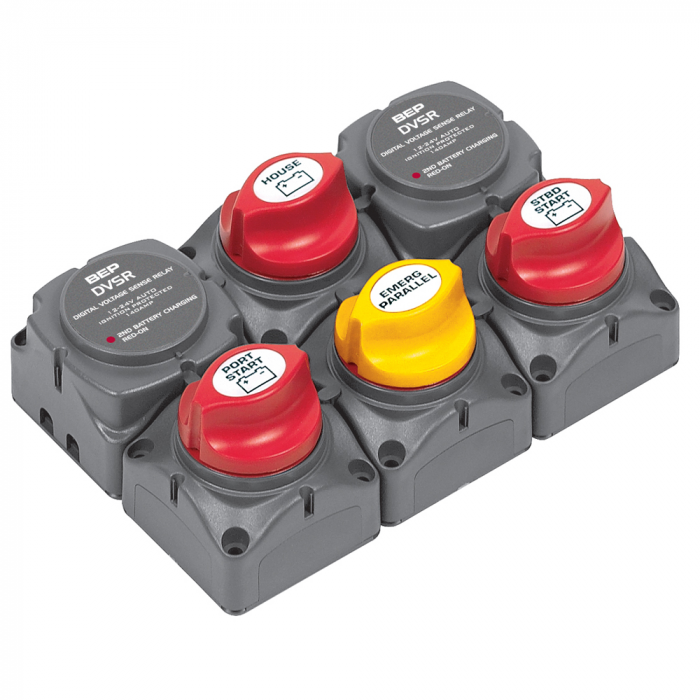 Bep Marine BEP Battery Distribution Cluster f/Twin Outboard Engines w/Three Battery Banks - $496.84 at Everest
