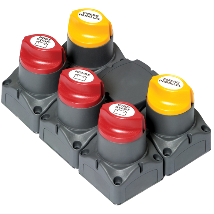 Bep Marine BEP Battery Distibution Cluster f/Twin Outboard Engines w/Three Battery Banks w/Motorized VSR - $764.93 at Everest