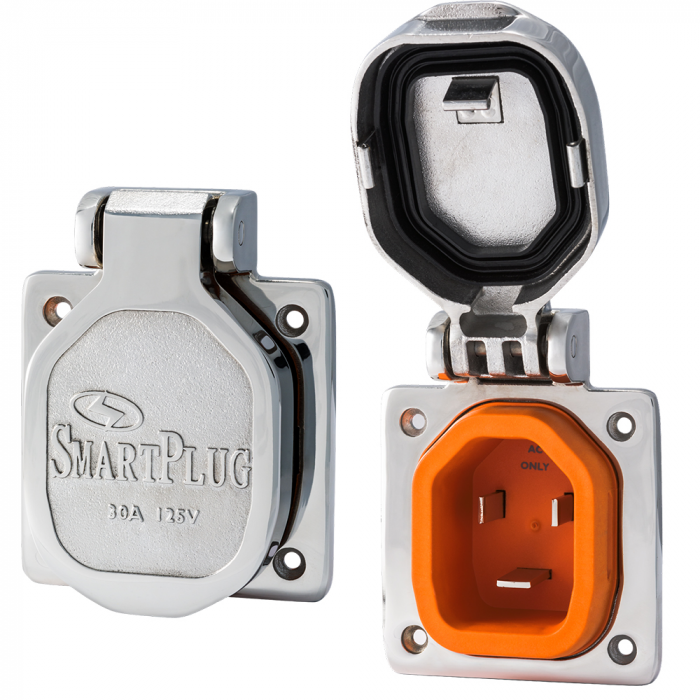 Smartplug SmartPlug 30 Amp Inlet w/Stainless Steel Cover/No Thermostat - Boat & RV Side - $176.00 at Everest
