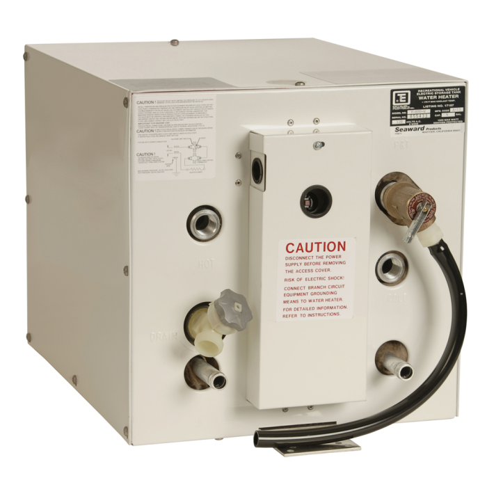 Whale Marine Whale Seaward 6 Gallon Hot Water Heater w/Front Heat Exchager - White Epoxy - 120V - 1500W - $819.99 at Everest