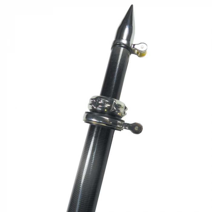 Taco Marine TACO 10'Carbon Fiber Center Rigger Pole - Stainless Rings & Tip - $1289.99 at Everest