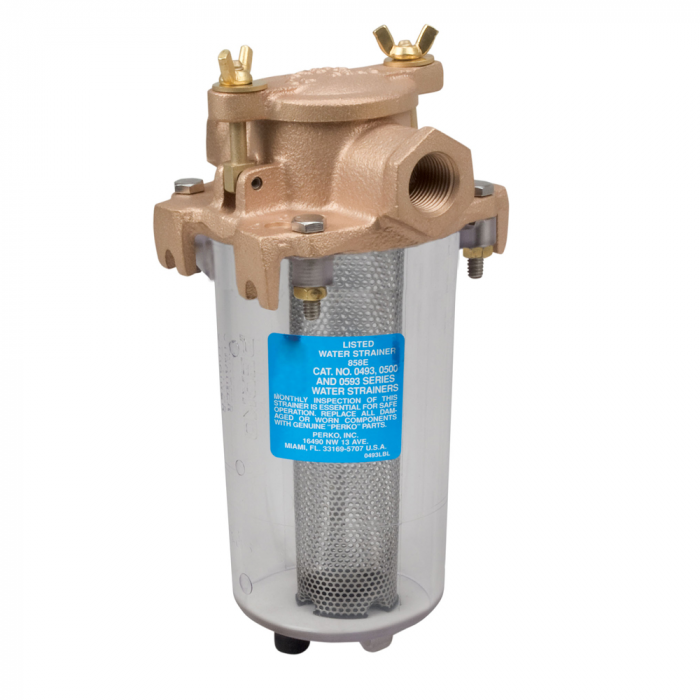 Perko Perko Lightweight Intake Water Strainer - Clear Body - 1 Pipe Size - $549.71 at Everest
