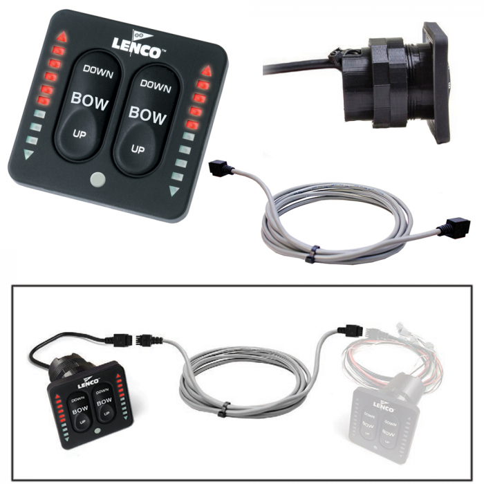 Lenco Marine Lenco Flybridge Kit f/ LED Indicator Key Pad f/All-In-One Integrated Tactile Switch - 30' - $298.85 at Everest