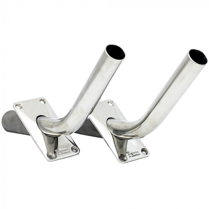 Tigress Tigress Gunnel Mount Outrigger Holders - Cast 316 S.S. - 1-1/8 I.D.- Pair - $301.99 at Everest