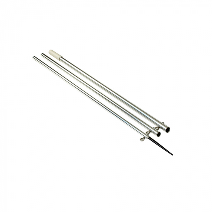 Lees Tackle Lee's 15' Bright Silver/Black Spike - Step Tube 1-3/8 - No Spreader - $563.89 at Everest
