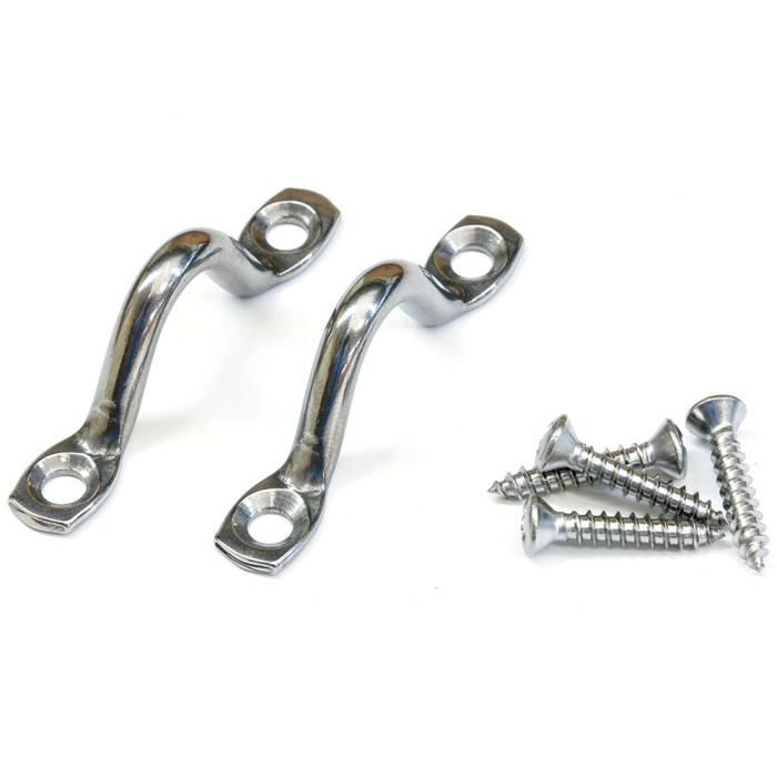 Tigress Tigress Stainless Steel Pad Eyes w/Stainless Steel Screws - $11.99 at Everest
