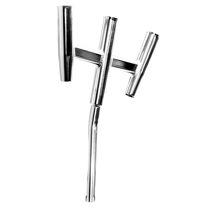 Tigress Tigress Triple Aluminum Kite Rod Holder - Bent Butt - Polished - $248.99 at Everest