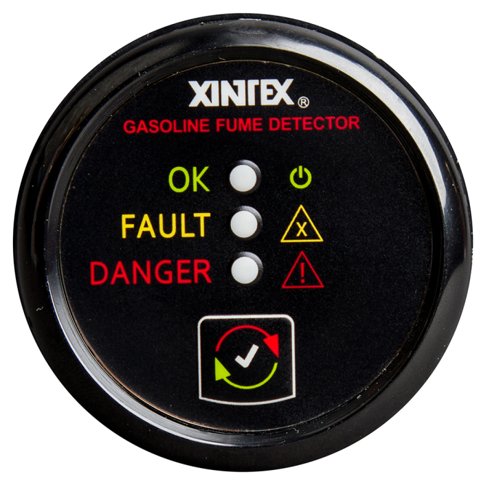 Fireboy-Xintex Xintex Gasoline Fume Detector & Alarm w/Plastic Sensor - Black Bezel Display - $380.00 at Everest