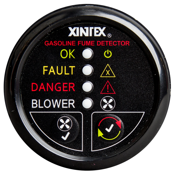 Fireboy-Xintex Xintex Gasoline Fume Detector & Blower Control w/Plastic Sensor - Black Bezel Display - $415.00 at Everest