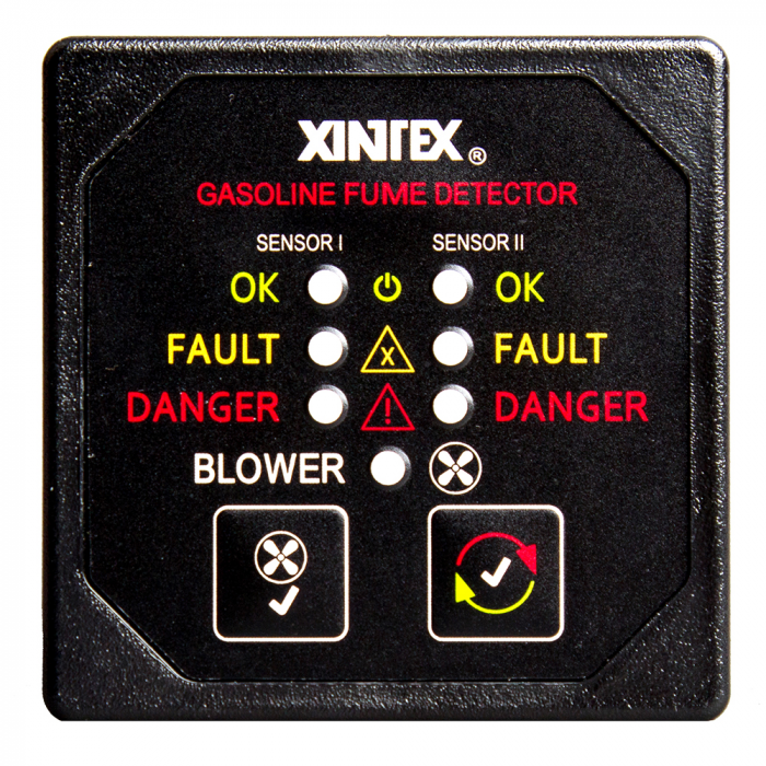 Fireboy-Xintex Xintex Gasoline Fume Detector & Blower Control w/2 Plastic Sensors - Black Bezel Display - $735.00 at Everest