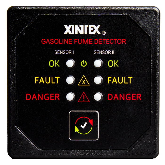 Fireboy-Xintex Xintex Gasoline Fume Detector w/2 Plastic Sensors - Black Bezel Display - $705.00 at Everest