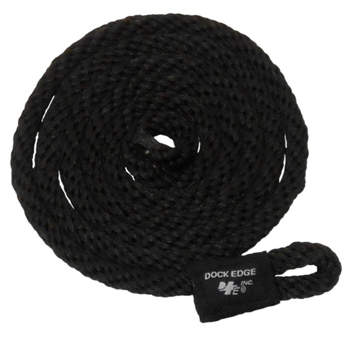 Dock Edge Fender Line - 3/8 x 5' - Black - 2-Pack