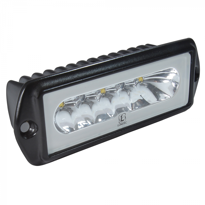 Lumitec Lumitec Capri2 - Flush Mount LED Flood Light - Black Housing - 2-Color White/Blue Dimming - $224.99 at Everest