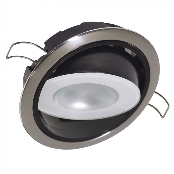Lumitec Lumitec Mirage Positionable Down Light - White Dimming, Red/Blue Non-Dimming - Polished Bezel - $124.99 at Everest