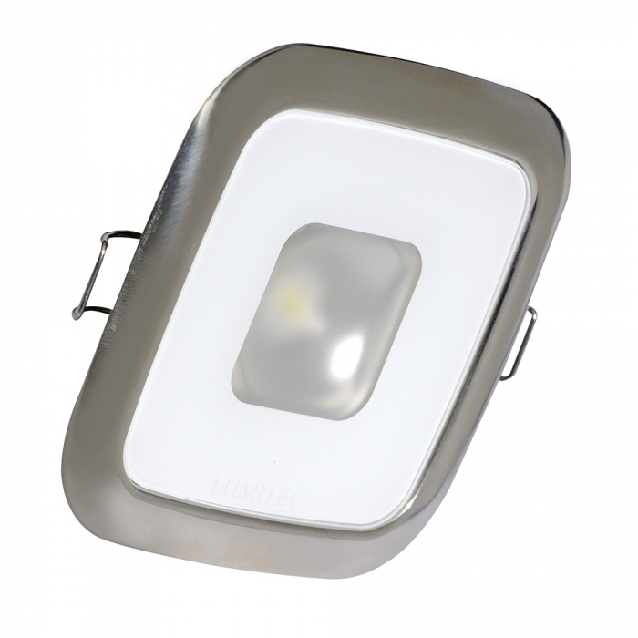 Lumitec Lumitec Square Mirage Down Light - Spectrum RGBW Dimming - Polished Bezel - $135.99 at Everest