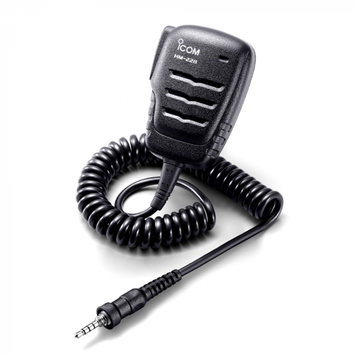 Icom Icom HM228 Compact IPX7 Waterproof Speaker Microphone f/M93D - $103.00 at Everest