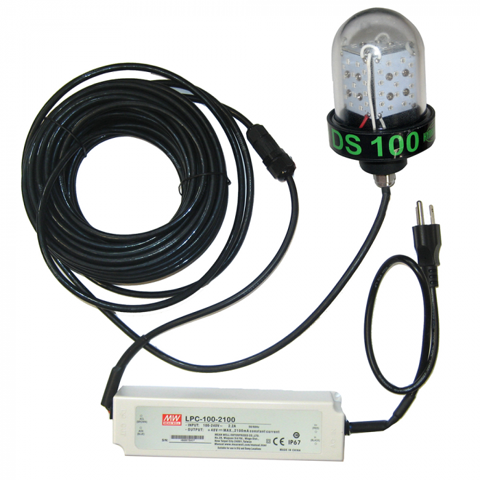 Hydrow Glow Hydro Glow DS100 100W/120VAC Underwater Dock Light - Green Sinking Style - $359.00 at Everest
