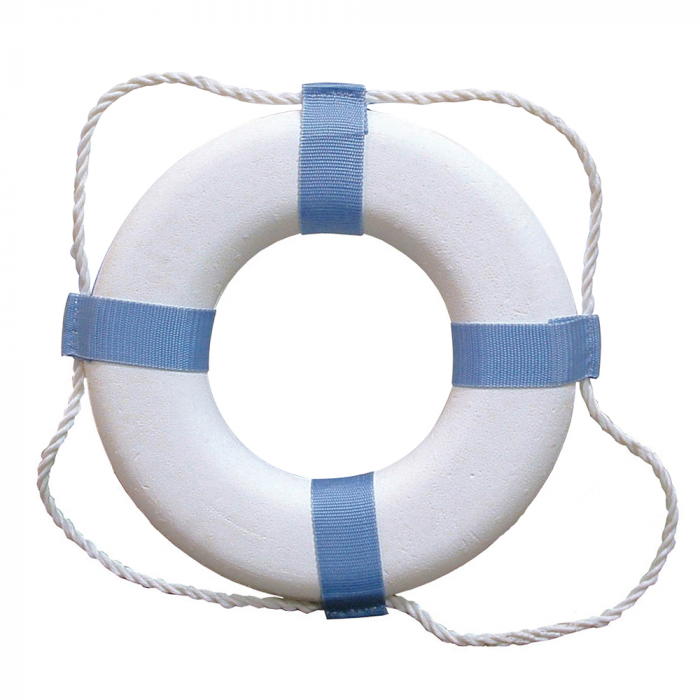 Taylor Made Taylor Made Decorative Ring Buoy - 20 - White/Blue - Not USCG Approved - $48.95 at Everest