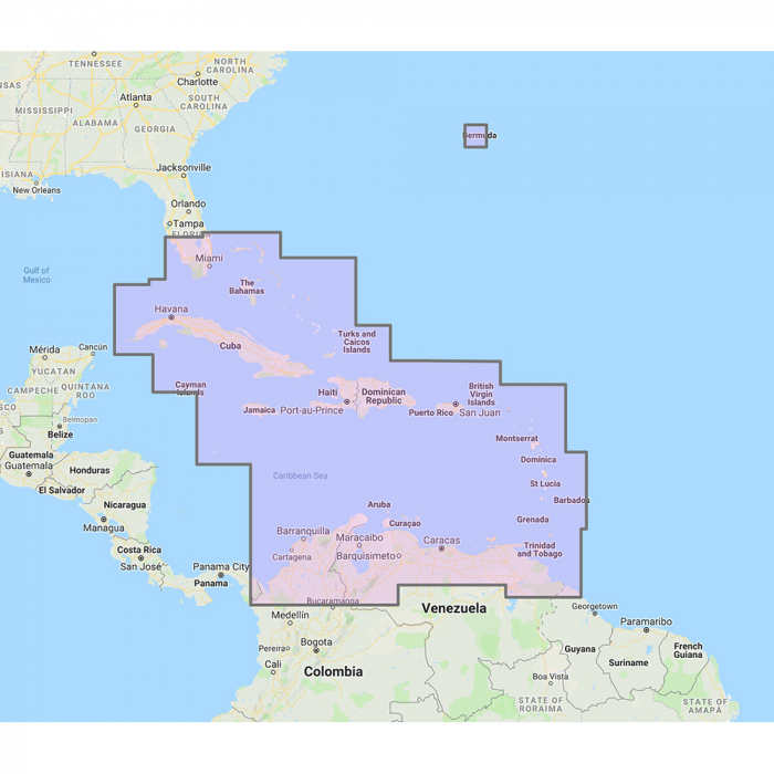 Furuno Furuno Bahamas, Caribbean & Bermuda - Vector Chart, 3D Data & Standard Resolution Satellite Photos - Unlock Code - $250.00 at Everest