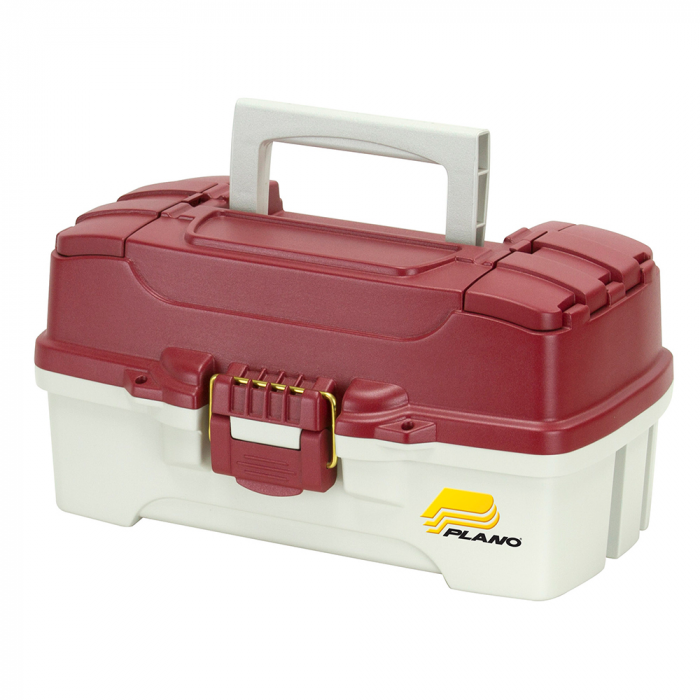 Plano Plano 1-Tray Tackle Box w/Duel Top Access - Red Metallic/Off White - $15.99 at Everest
