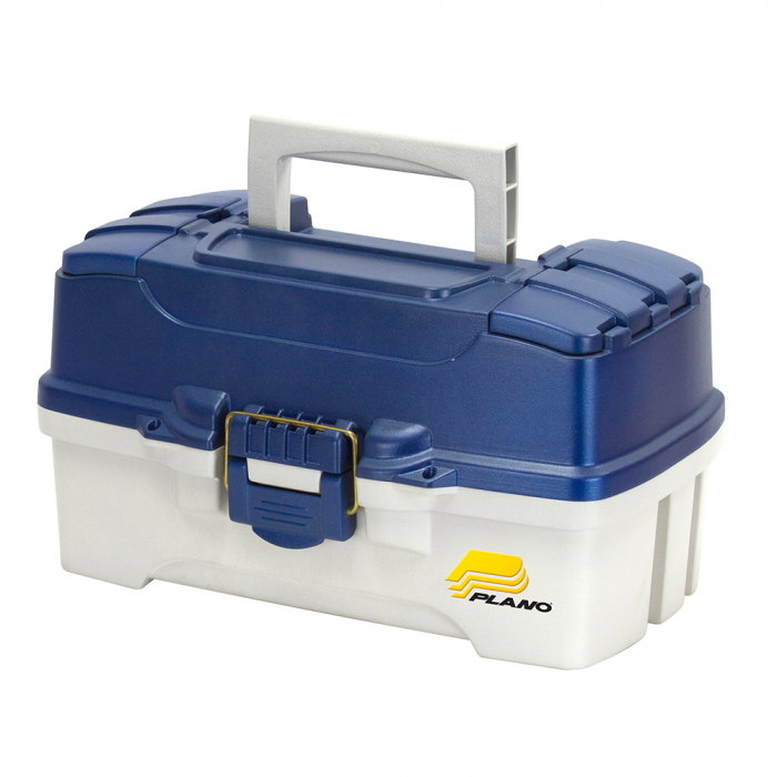 Plano Plano 2-Tray Tackle Box w/Duel Top Access - Blue Metallic/Off White - $19.99 at Everest
