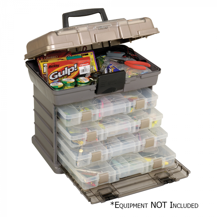 Plano Plano Guide Series(TM) StowawayA(R) Rack Tackle Box System - Graphite/Sandstone - $79.99 at Everest
