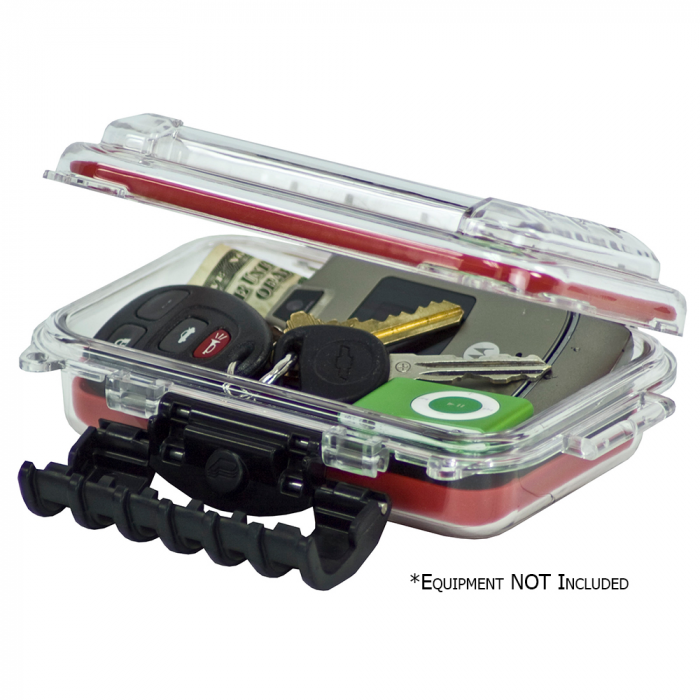 Plano Plano Waterproof Polycarbonate Storage Box - 3449 Size - Red/Clear - $17.99 at Everest