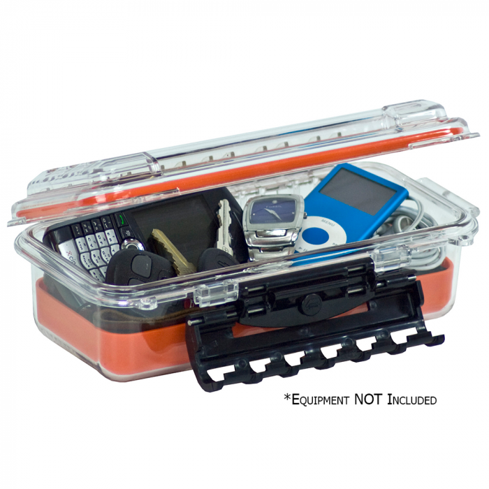 Plano Plano Waterproof Polycarbonate Storage Box - 3500 Size - Orange/Clear - $24.99 at Everest