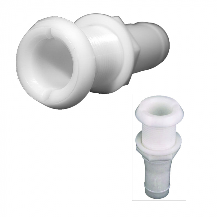 Perko Perko 3/4 Thru-Hull Fitting f/Hose - Plastic Narrow Flange - $8.60 at Everest