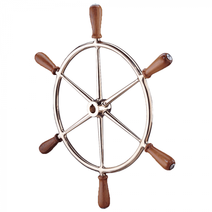 Edson Marine Edson 24 Bronze Wheel w/Teak Handles - $1359.00 at Everest