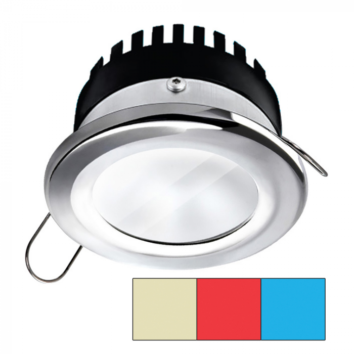 I2Systems Inc i2Systems Apeiron(TM) Pro A503 - 3W - Round -Cool White/Red/Blue - Round - Chrome Finish - $163.50 at Everest