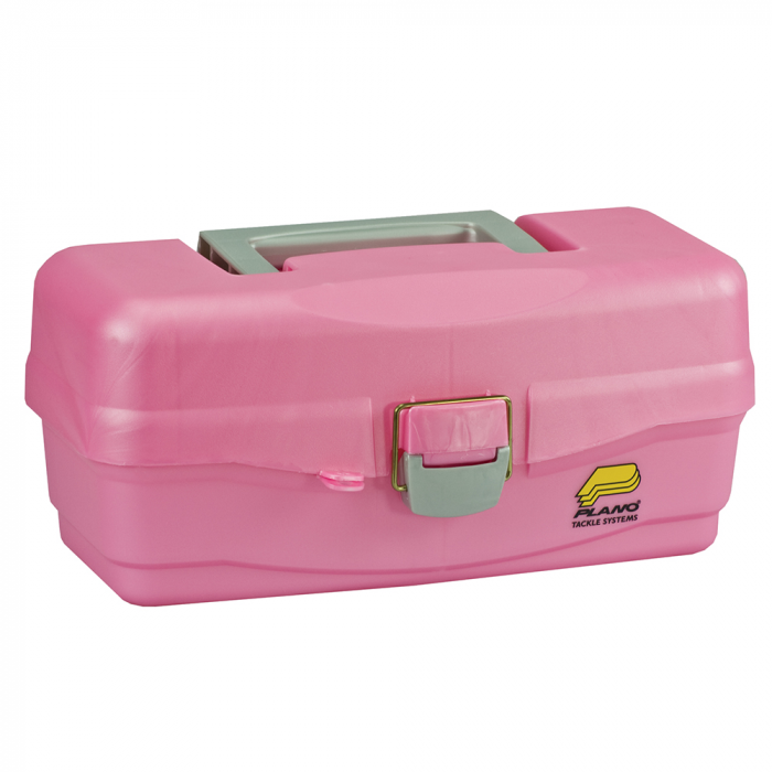Plano Plano Youth Tackle Box w/Lift Out Tray - Pink - $14.99 at Everest