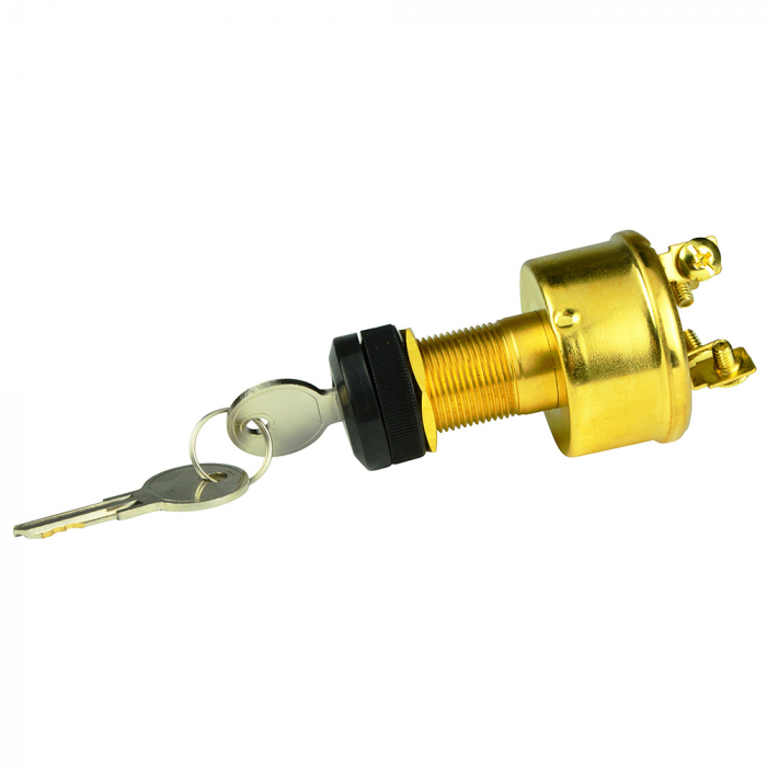Bep Marine BEP 4-Position Brass Ignition Switch - Accessory/OFF/Ignition & Accessory/Start - $33.62 at Everest