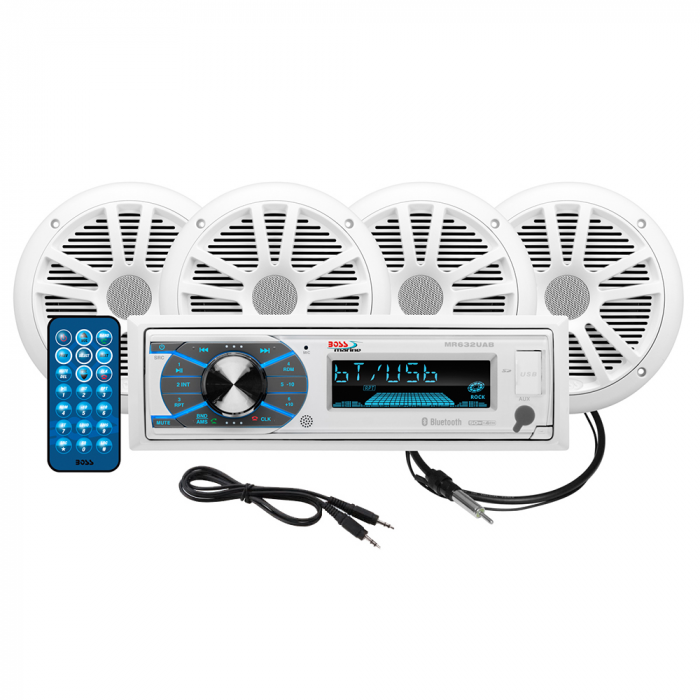 Boss Audio Boss Audio MCK632WB.64 Package AM/FM Digital Media Receiver; 2 Pairs of 6.5 Speakers & Antenna - $159.99 at Everest