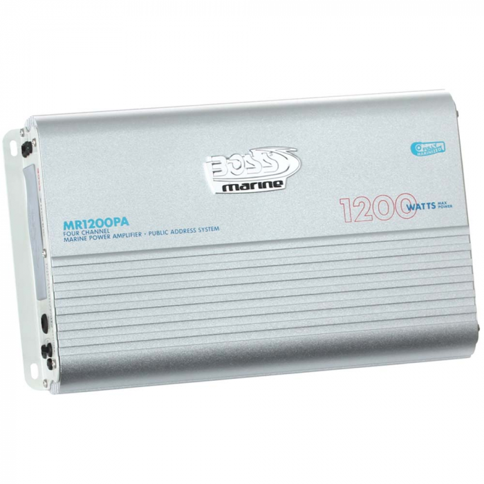 Boss Audio MR1200PA 4-Channel 1200W Full Range Class A/B Amplifier
