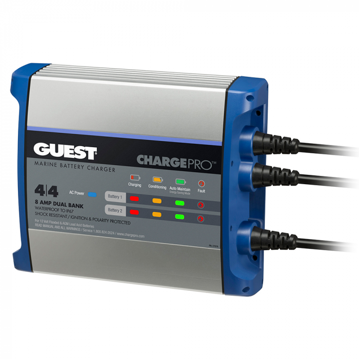 Guest Guest On-Board Battery Charger 8A / 12V - 2 Bank - 120V Input - $165.74 at Everest