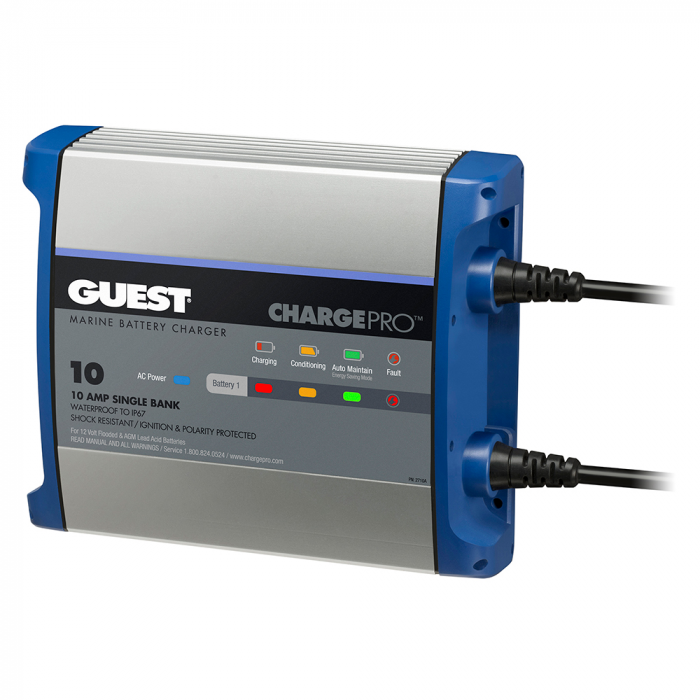 Guest Guest On-Board Battery Charger 10A / 12V - 1 Bank - 120V Input - $195.88 at Everest