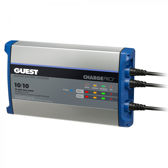 Guest Guest On-Board Battery Charger 20A / 12V - 2 Bank - 120V Input - $271.23 at Everest