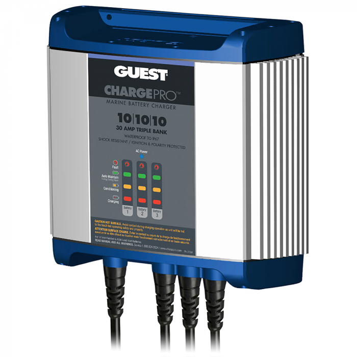 Guest Guest On-Board Battery Charger 30A / 12V - 3 Bank - 120V Input - $494.76 at Everest