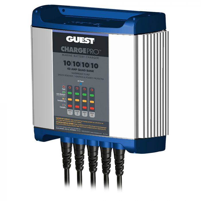 Guest Guest On-Board Battery Charger 40A / 12V - 4 Bank - 120V Input - $615.32 at Everest