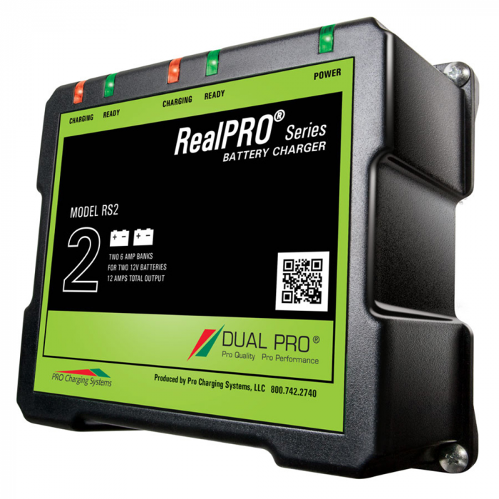 Dual Pro Dual Pro RealPRO Series Battery Charger - 12A - 2-6A-Banks - 12V/24V - $240.99 at Everest