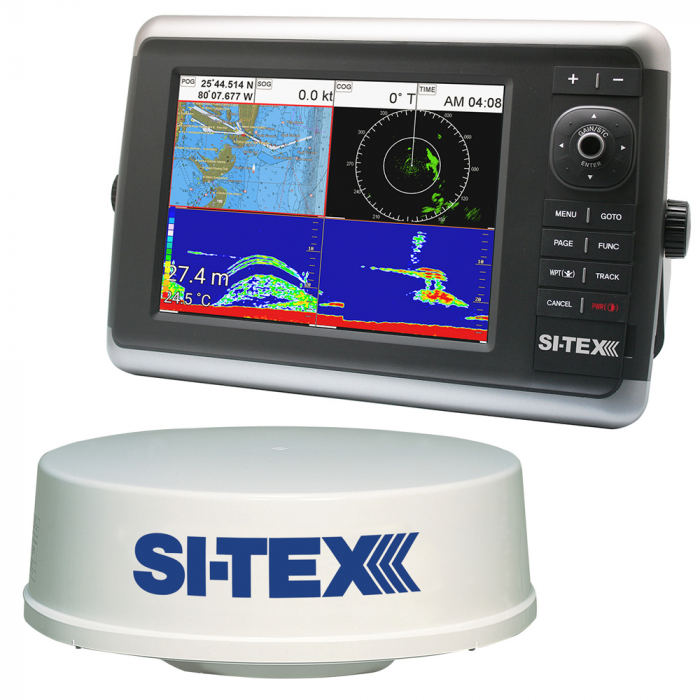 Si-Tex SI-TEX NavStar 10R GPS Chartplotter, Sonar, Radar System w/MDS-12 Radar and internal GPS Antenna - $3799.00 at Everest